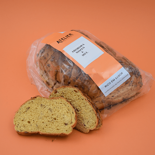 Pão Abobora, Mel e Nozes 500 Gramas