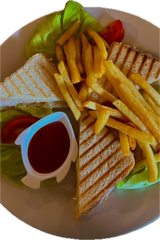 Tost sendvič sa pomfritom