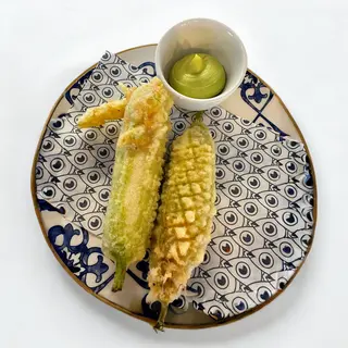 Fiori di zucca ripieni di ricotta