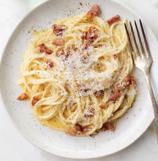 Espaguetis carbonara