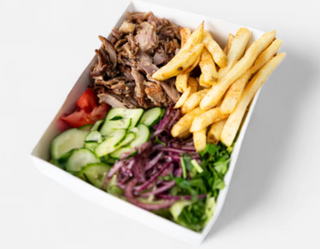 Shaworma la farfurie cu crispy de pui