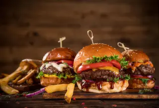 Hamburguesa Con Patatas