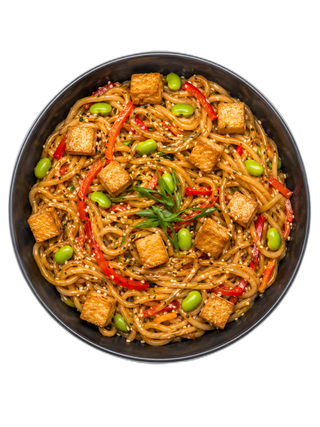 Udon cu tofu și legume