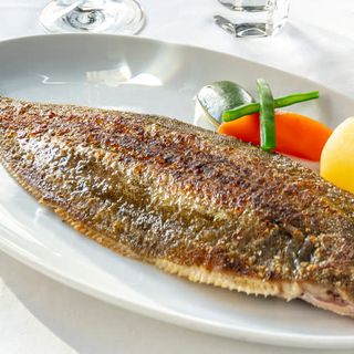 Lenguado de estero asado con su piel (400 g.)