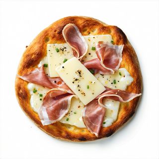 11. Crostino prosciutto cotto e mozzarella - un pezzo