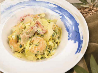 Паста със скариди (350г)
