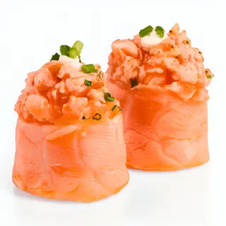 Gunkan de Salmão Cebolinho