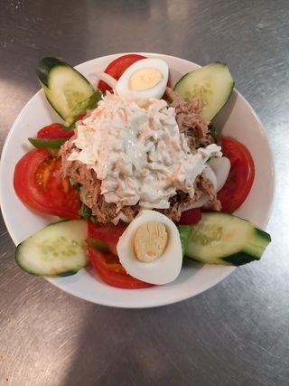 Ensalada Atún Y Huevo / Salad Tuna and egg 