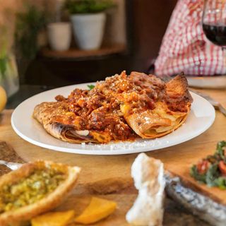 Crepe con carne trita