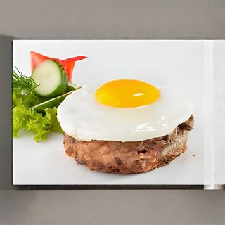 Особая котлета с яйцом