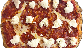 Pinsa spianata e bufala