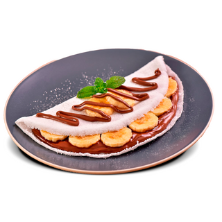 Tapioca de Plátano con Nutella