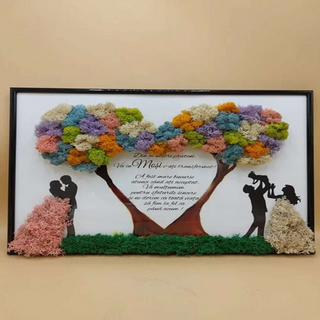 Tablou cu licheni Mosi -dimensiune 42x29 cm