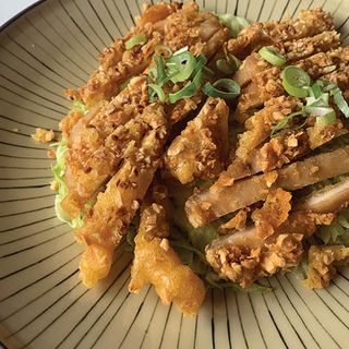 Turrón de pollo de corral