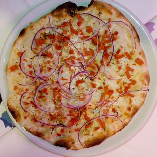 Pinsa Veggie carbonara