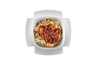 УПАК Рис з куркою теріякі та овочами