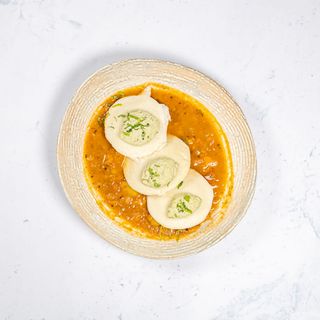 Steam idly with sambar