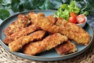 Tiras De Pollo Crujiente
