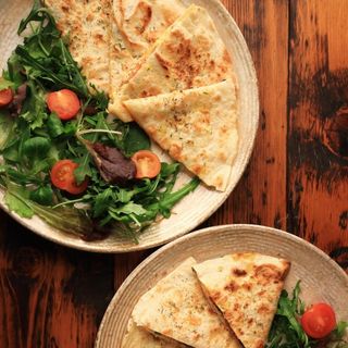 Piadine chicken-asparagus