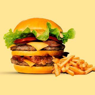 Bestial Burger + batatas