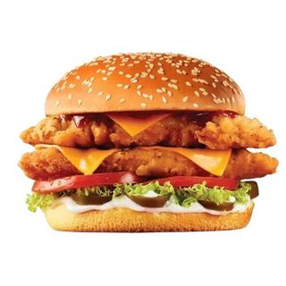 Дабл Барбекю Чикен Бургер