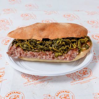 Panino salsiccia e broccoli
