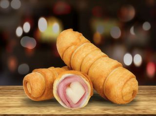 Tequeño de jamón y queso (2 uds.)