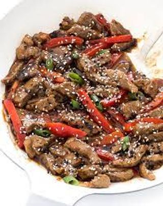 Beef in Hot Garlic