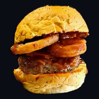 Vulcan burger Sticky Korean BBQ Version