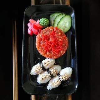 Tatar z łososia łagodny 180g