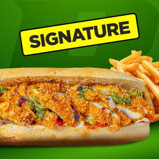 Ciabatta Le Plan B ( Poulet Pané aux amandes)