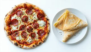 Combo   -Pizza Diavola Ø 32cm + sos + 1 clatita + Racoritoare