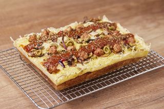 Detroit style Vegan Veggie posna