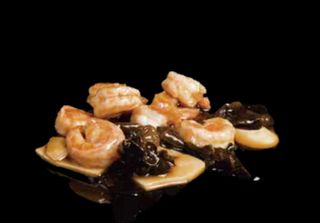 66 Gamberi funghi e bambu