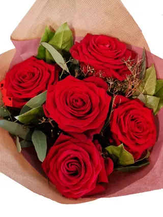 Bouquet – 5 Rosas Vermelhas