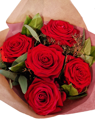 Bouquet – 5 Rosas Vermelhas