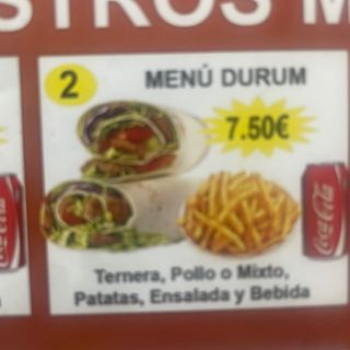 Menu durum