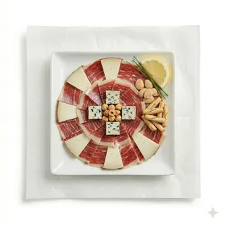 Plato De Jamón Y Queso