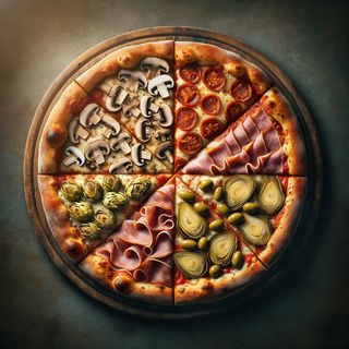 Pizza Quatro Stagioni Ø 30cm