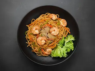 Удон з креветками (300g)