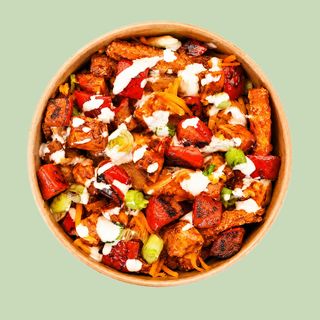 Loaded batat chicken