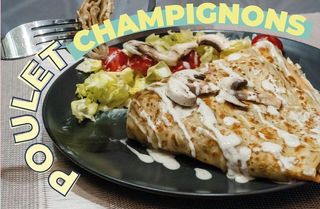 Crêpe Poulet Champignon