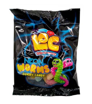 (219545) Bombone gumene Neon Worms 80g