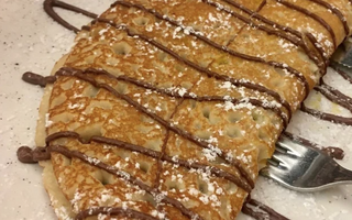 Crêpe proteica alla Nutella vegan