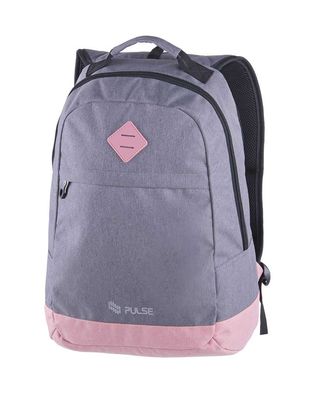 Ruksak sivo - pink, pulse 970