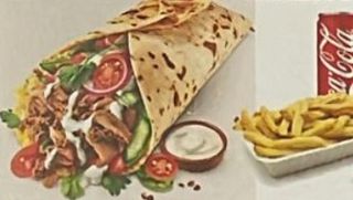 Menù pita turca 25 cm