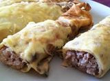Crêpe Fourrée Viande Hachée