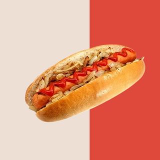 Perrito Especial con patatas fritas pequeñas