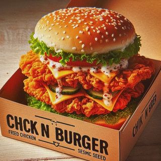 Menu grand chick burger 