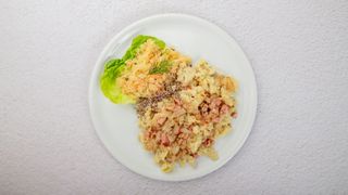 Kluski ziemniaczane z okrasą